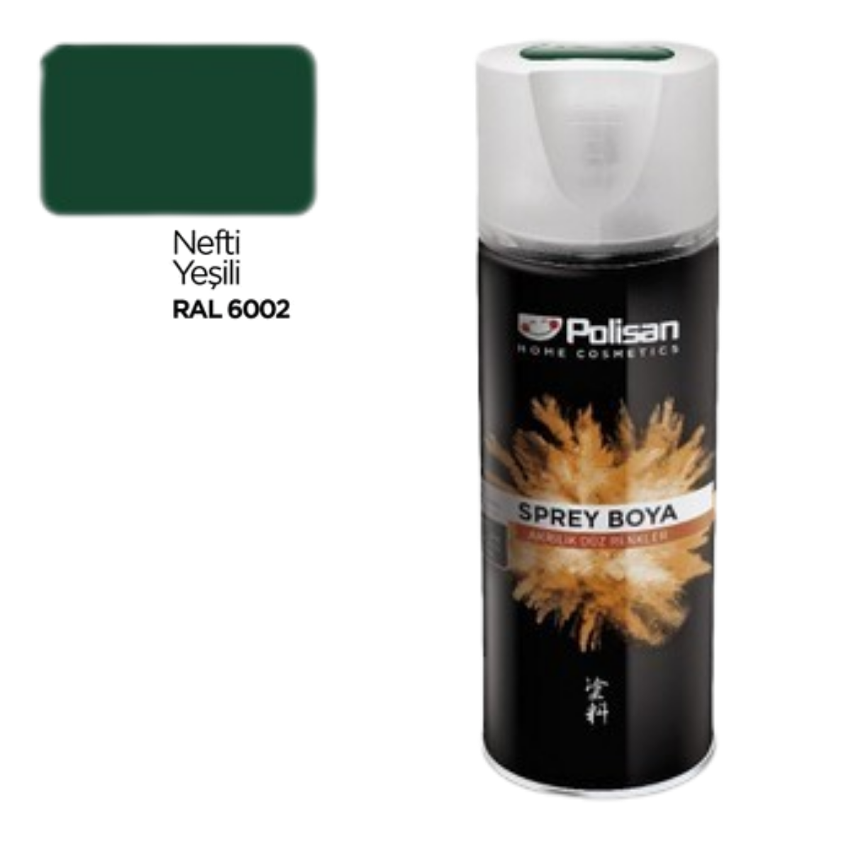 POLİSAN SPREY BOYA NEFTİ YEŞİL 6002