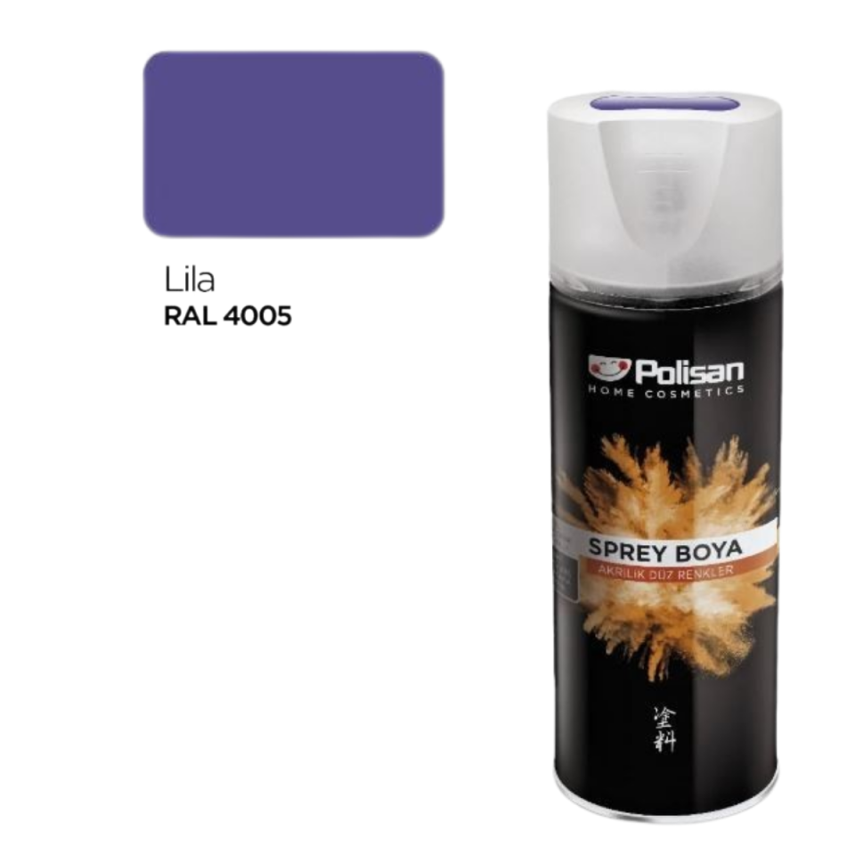 POLİSAN SPREY BOYA LİLA RAL 4005