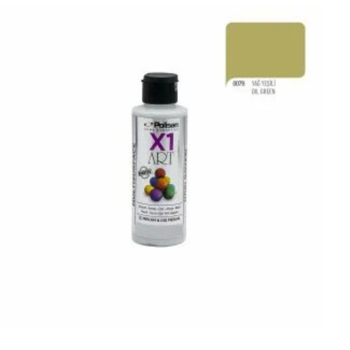 POLİSAN HOBİ BOYASI YAĞ YEŞİLİ 0079