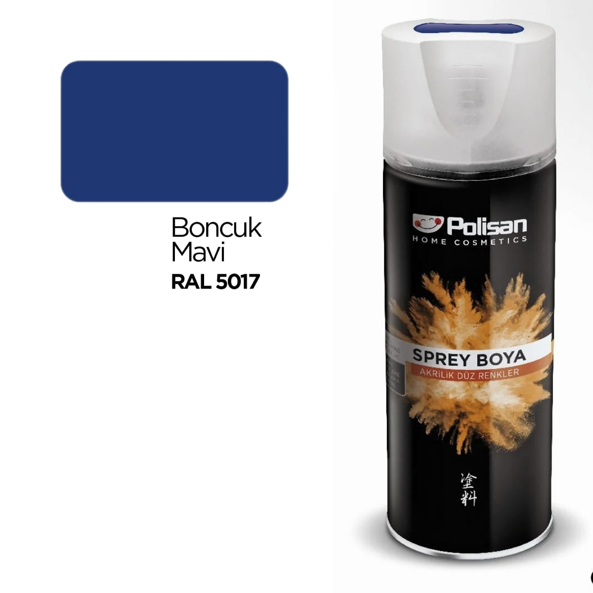 POLİSAN SPREY BOYA FLORASAN BONCUK MAVİ