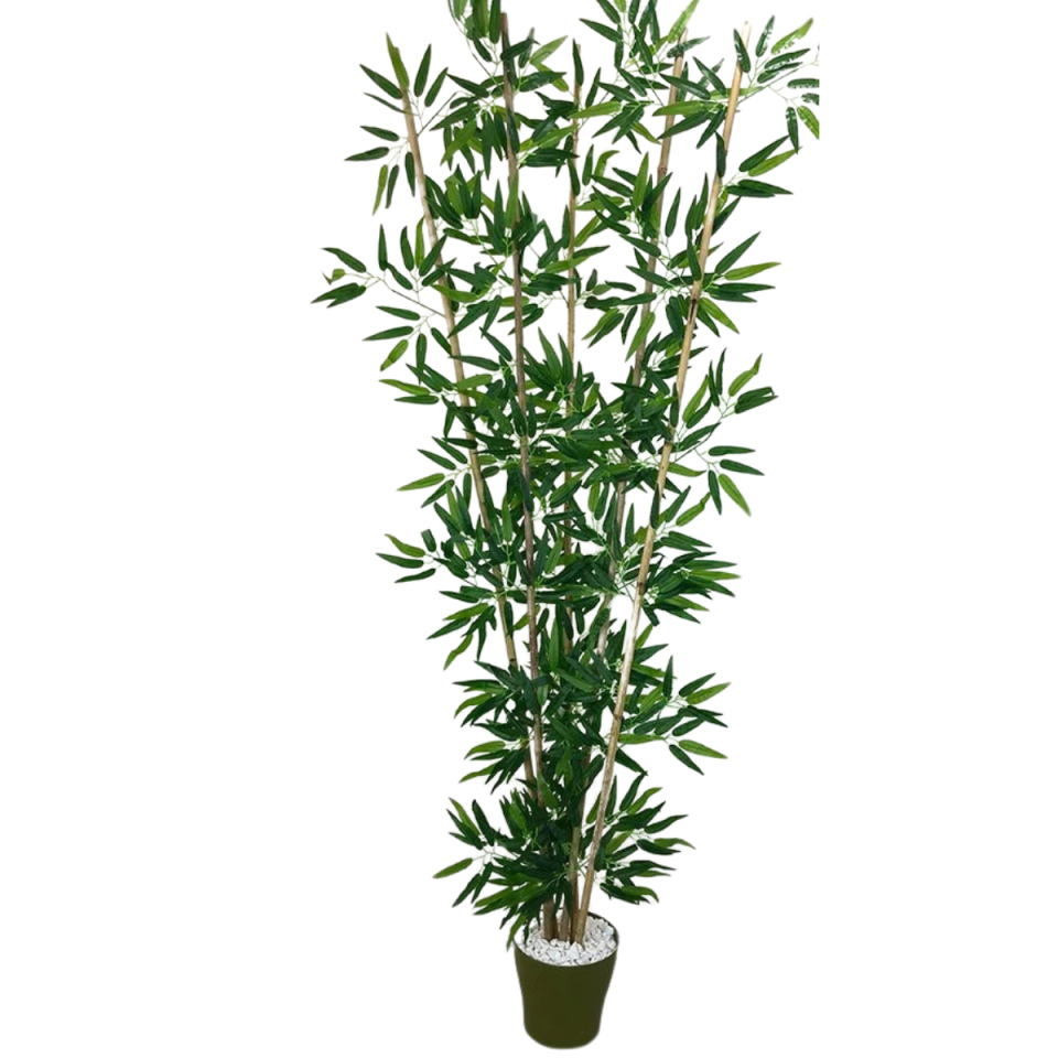 BAMBU YAPAY YAPRAKLI DEKORATİF ÇUBUK 150 CM YP-12-150