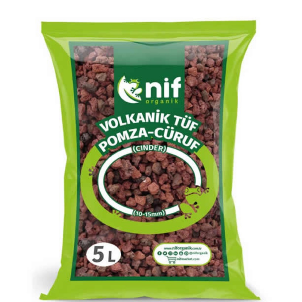BAHÇE VOLKANİK CURUF 10-15 MM 5 LT