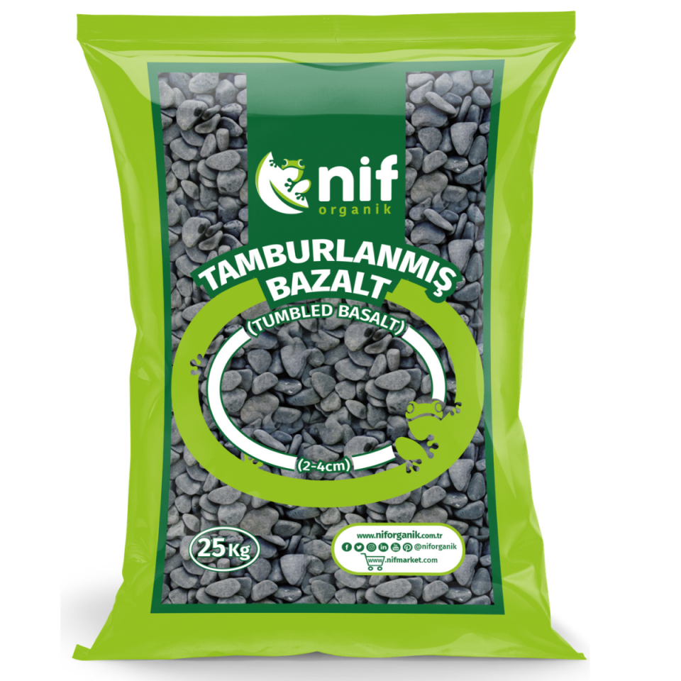 BAHÇE BAZALT TAMBURLANMIŞ 20-40 MM 10 KG