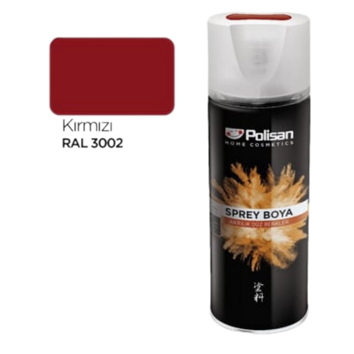 POLİSAN SPREY BOYA KIRMIZI  3002