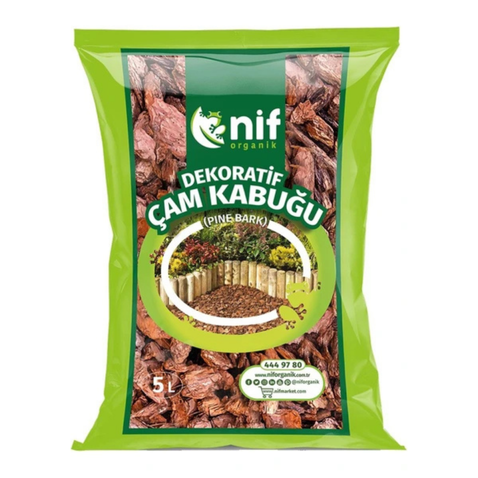 BAHÇE ÇAM KABUĞU DEKORATİF 20-60 MM 5LT