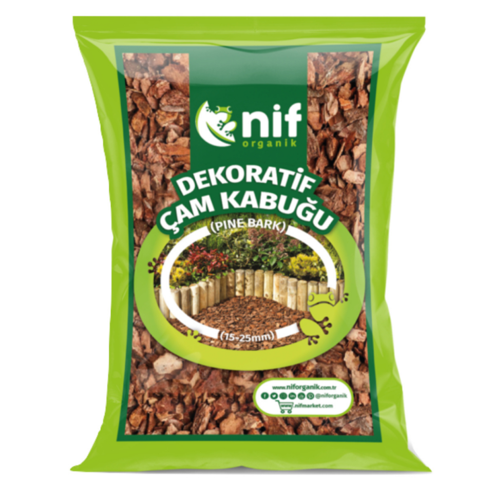 BAHÇE ÇAM KABUĞU DEKORATİF 20-60 MM 40 LT