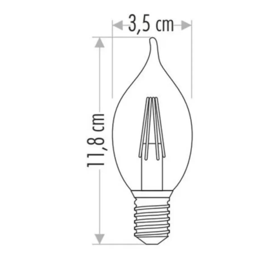 CATA RUSTİK LED 4W KIVRIK CT-4281