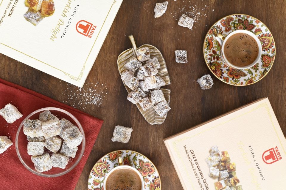 Çifte Kavrulmuş Üzümlü Fındıklı Lokum 250 Gr