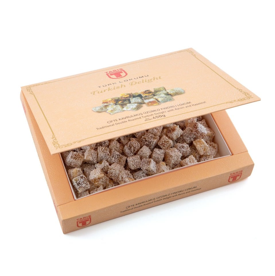 Üzümlü Lokum Çifte Kavrulmuş 450 Gr