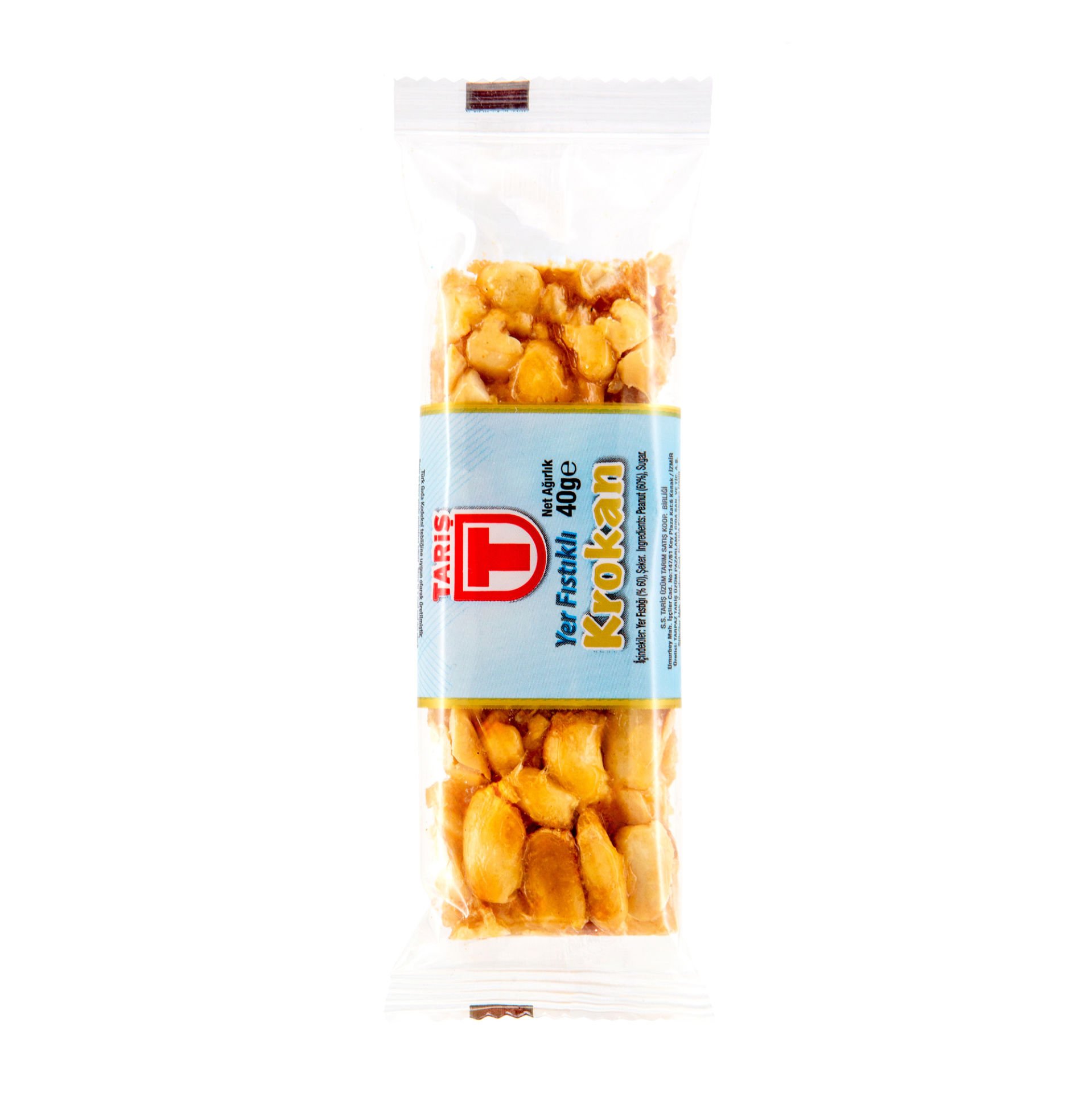 Yer Fıstıklı Krokan 40 gr x 16 Adet