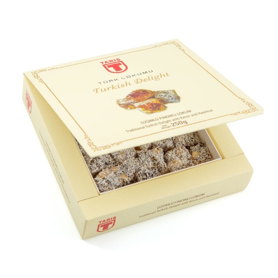 Üzümlü Fındıklı Lokum 250 Gr