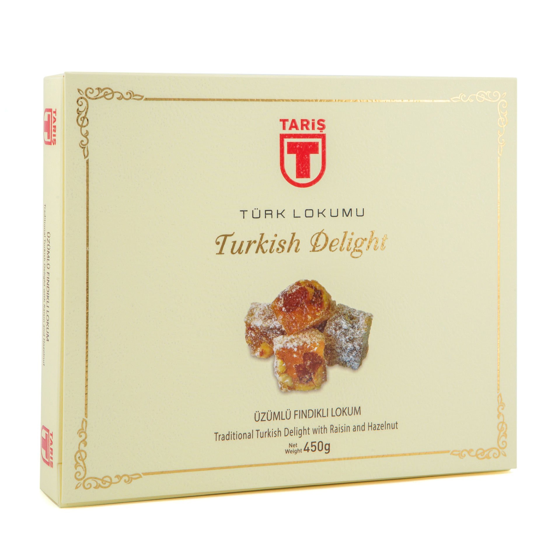 Üzümlü Fındıklı Lokum 450 Gr