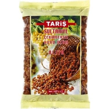 Sultaniye Çekirdeksiz Kuru Üzüm 1 Kg Selefon