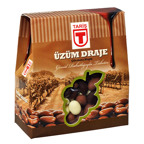 Çikolata Kaplı Üzüm Draje 250 Gr