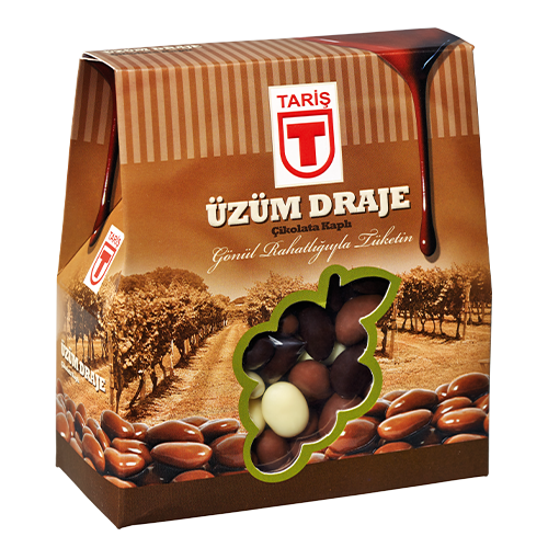 Çikolata Kaplı Üzüm Draje 250 Gr