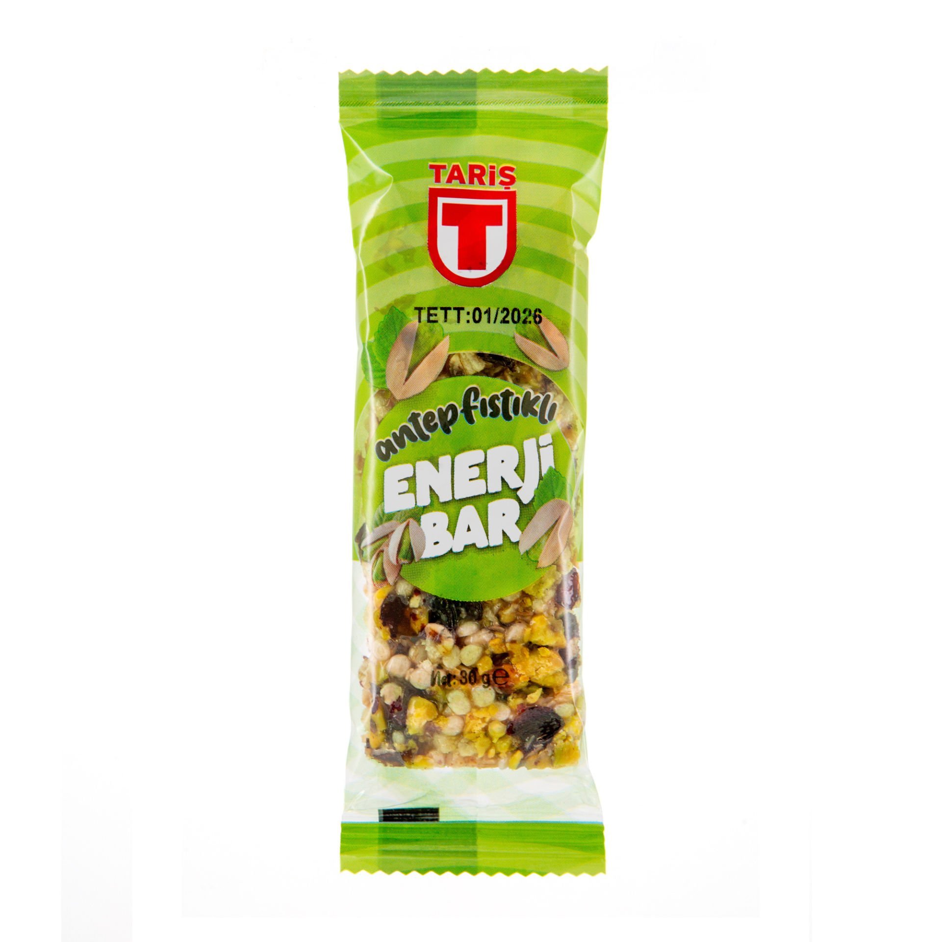 Antep Fıstıklı Enerji Bar 30 gr x 24 Adet