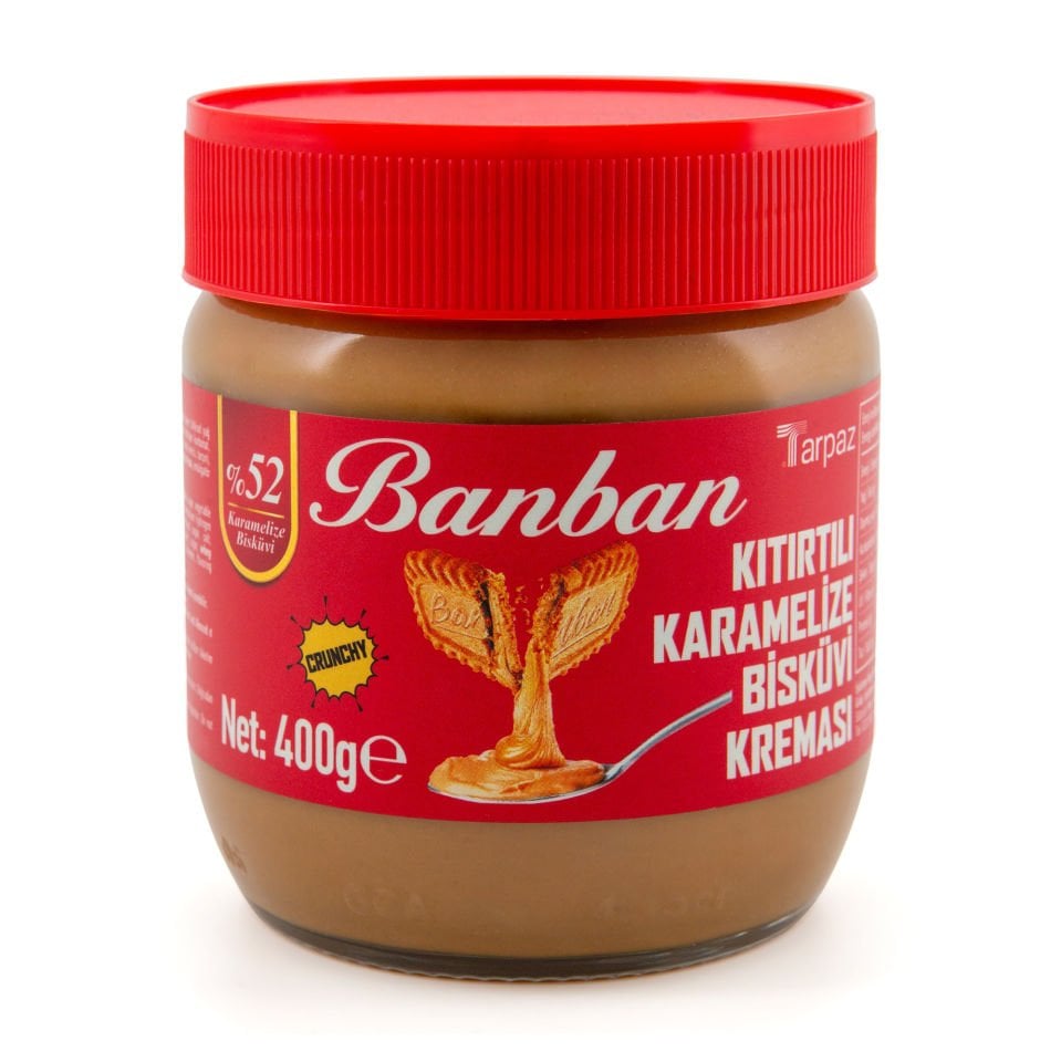 Banban Kıtırtıklı Karamelize Bisküvi Kreması 400 Gr