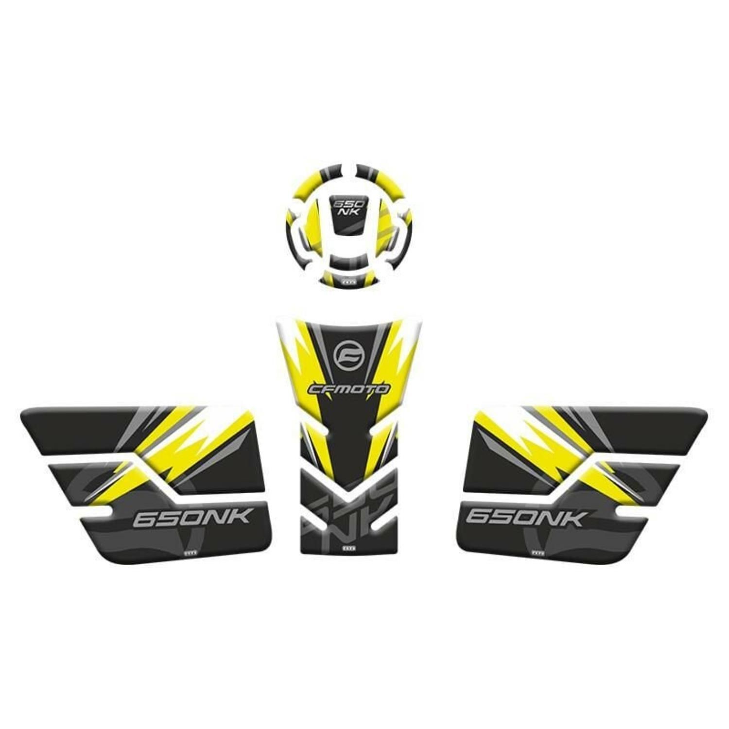 Cf Moto 650 Nk 2022 - 2024 Uyumlu Tank Pad Set 003