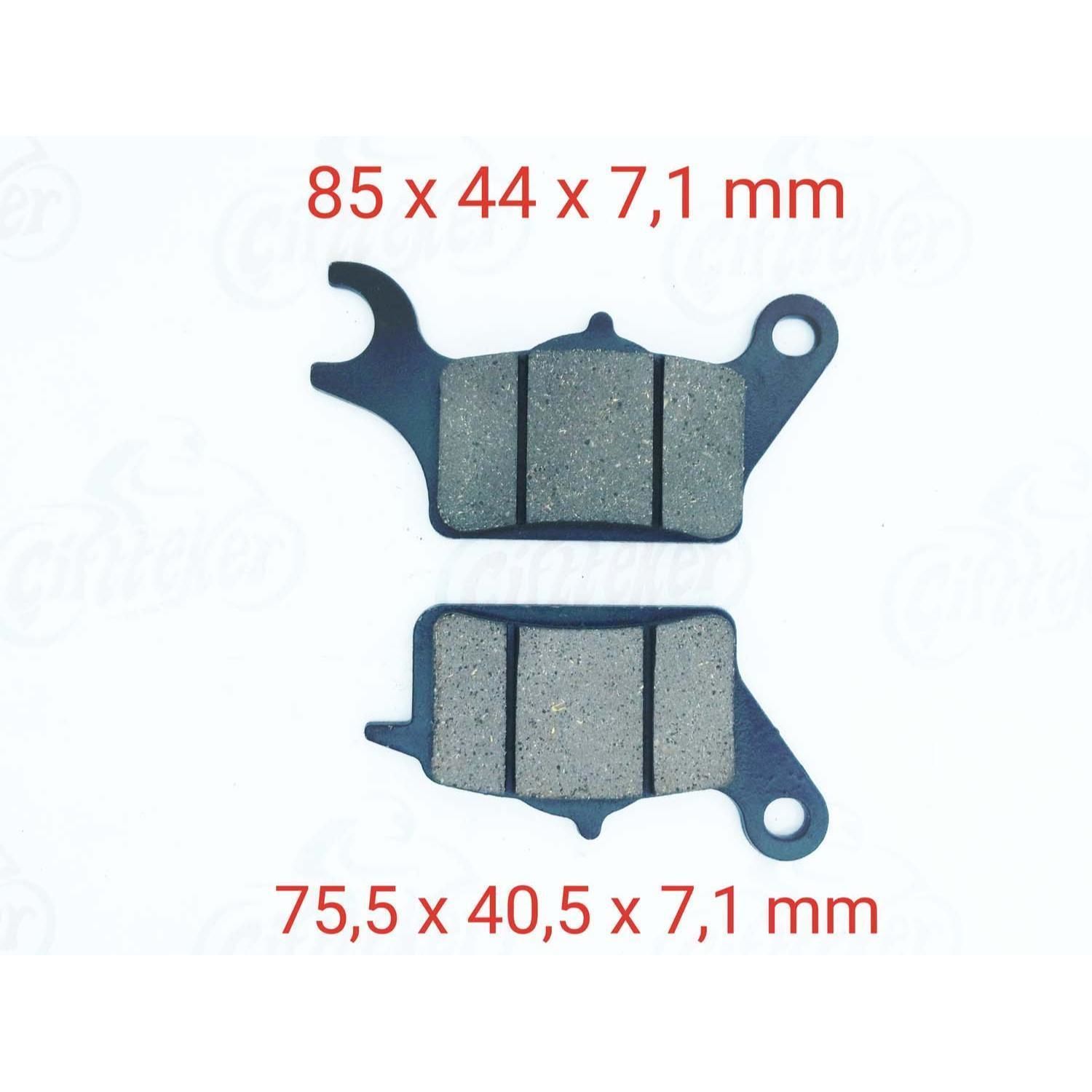 Yamaha Ön Fren Disk Balatası Sfa652 (Jolt) Dio 110 Suzuki Uk 110 Address (17-..)