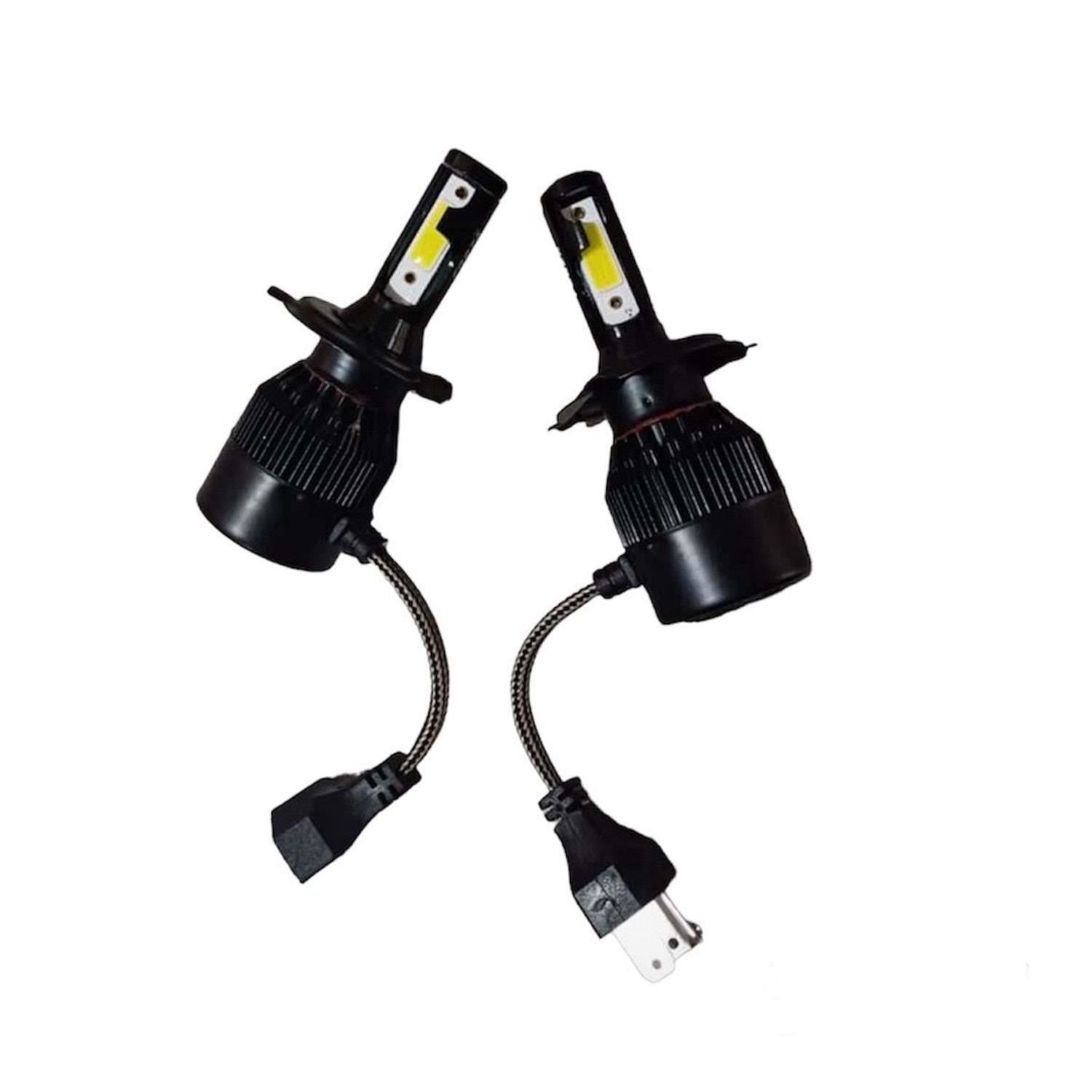 Motorsiklet Led Xenon (Zenon)Fanlı H4 Beyaz (2 Li)