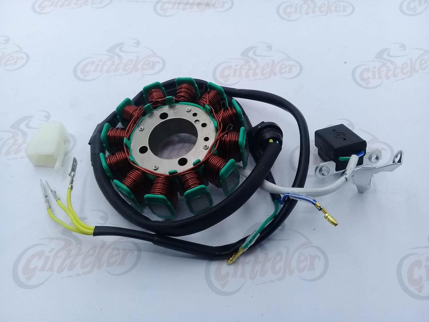 Cg 200 Statör 12 Li Bezsiz 32-93-30 Mm 3 Delik 5 Kablo