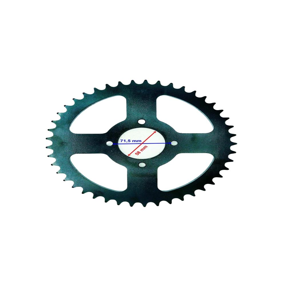 Atv Arka Dişli 530-45T İç 58 Mm 4 Delikli Ind Öm