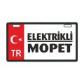 Kırmızı Elektrikli Mopet E-Bike Plakalık