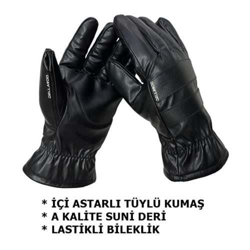Deri Eldiven Kışlık Polarlı A Kalite