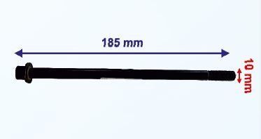 Atv Elektrikli Yuki Shock Ön Salıncak Mili 10-185 Mm