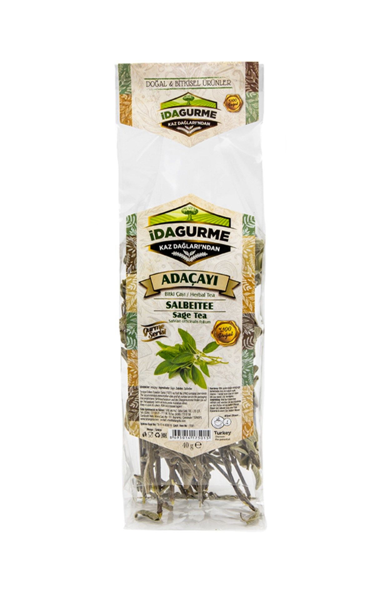 İda Organic Adaçayı 40 GR