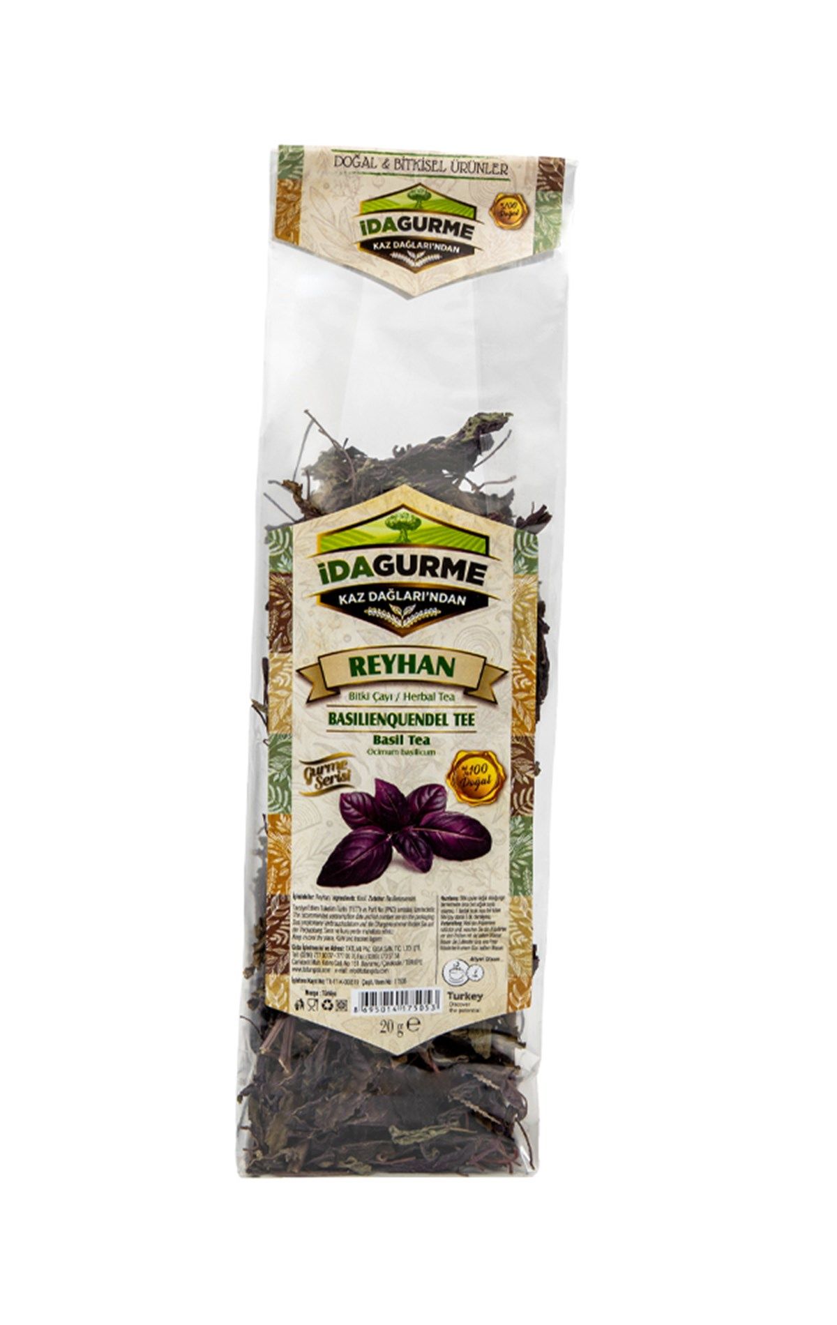 İda Organic Reyhan Çayı 20 GR
