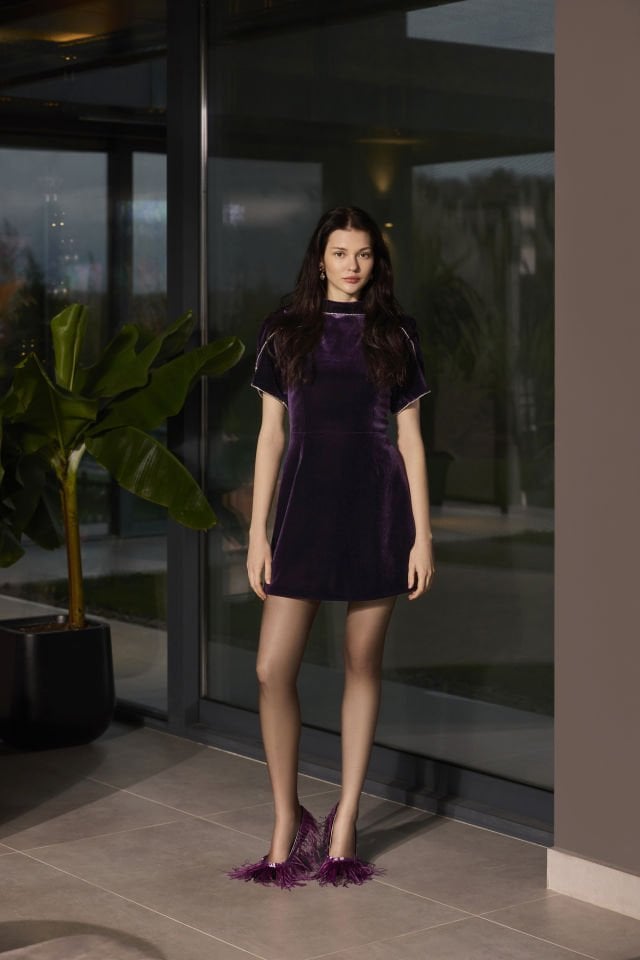 LUNA VELVET DRESS