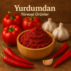 Acı Biber Salçası (Gün Kurusu) (Gaziantep)