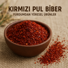 İpek Acı Pul Biber (Gaziantep) (250g)
