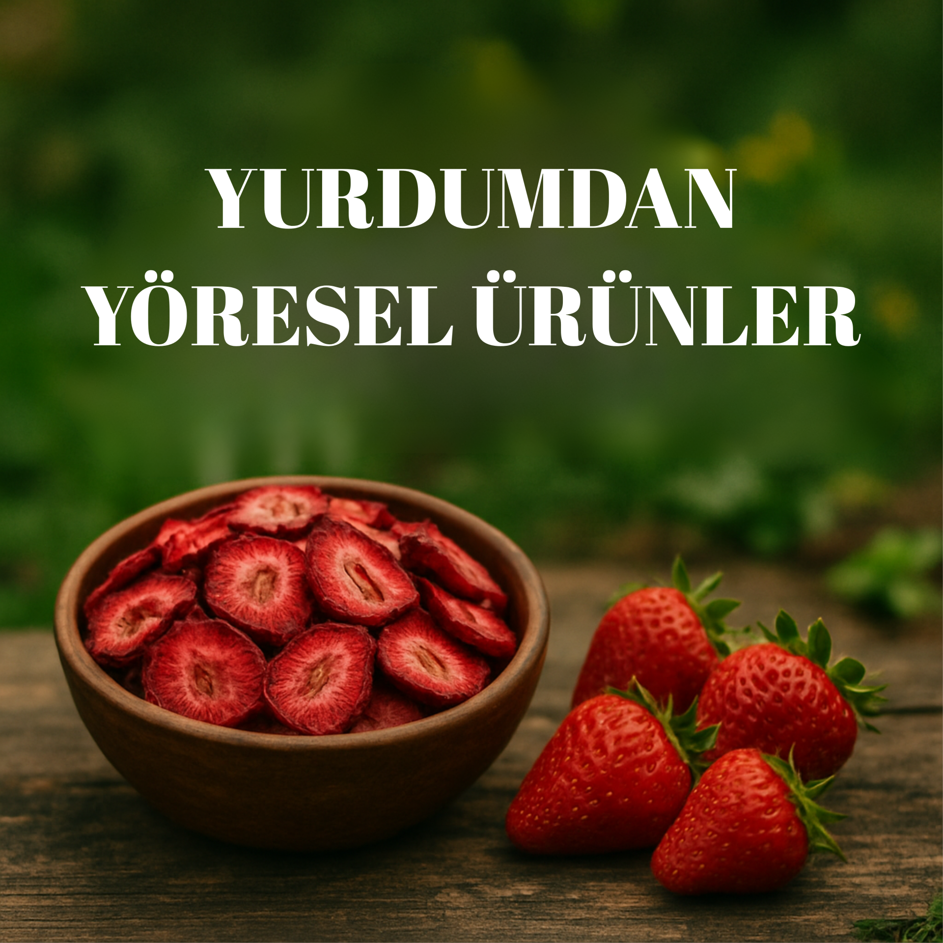Dilimlenmiş Çilek Kurusu (250 Gram)