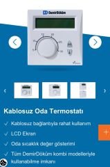 Demirdöküm Rf6001 Kablosuz Oda Termostatı