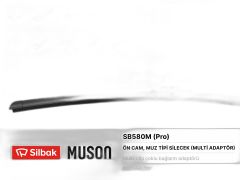 SIL SB580M BM BM SİLECEK SÜPÜRGESİ ÖN MUZ TIP 580 MM MULTI APARATLI (ADET)