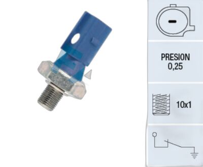 FAE 12870 POLO CLASSİC-T4-LT ANJ-ABL-AFN-1Y-AVR 1,9 D-1,9 TDİ-2,5 TDİ YAĞ BASINÇ MÜŞÜRÜ MAVI / (0,15-0,35 BAR)