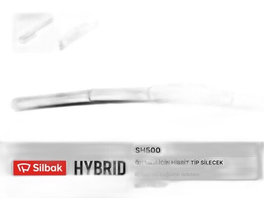 SIL SH500 COROLLA (E10, E11) 1.3:1.4:1.6 SİLECEK SÜPÜRGESİ ÖN SOL HYBRID TİP : 500 MM
