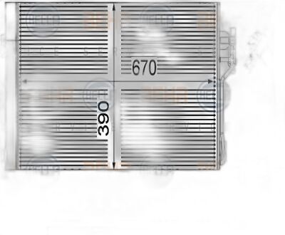 BHR AC 761 000S VİTO 639 646-642 KLİMA RADYATÖRÜ