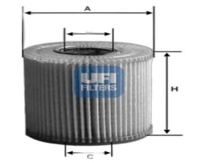 UFI 25.008.00 E30-E34-E36-E46 M42-M43-M44 YAĞ FİLTRESİ