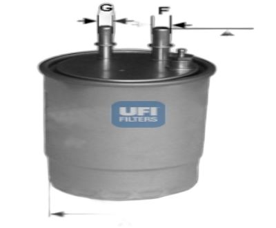 UFI 24.ONE.01 LINEA/DOBLO/FIORINO 1,3MJT YAKIT FİLTRESİ MAZOT FİLTRESİ 2 ÇIKIŞLI