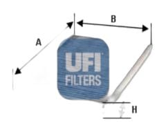 UFI 54.161.00 CRAFTER-SPRİNTER BM POLEN FİLTRESİ E2916LC