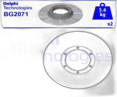 DEL BG2071 RENAULT 12 (R12) BM FREN DİSKİ ÖN 228 mm(ÇİFTLİ PAKET)