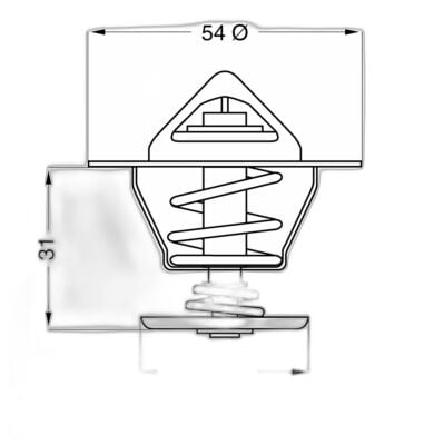 WHL 4264.87D GOLF4-BORA-PASSAT-CADDY-T4-POLO CLASSİC ABL-AGR-AFN-ALH-AVF-BJB-BKC 1,9 TDİ TERMOSTAT 87°C / TX 13 87D / TH11287G1