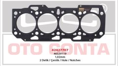 SİLİNİDİR KAPAK CONTASI DOBLO 1.9 D (MLS ÇOK KATLI ÇELİK 1.02MM 2 DELİK) 46529119