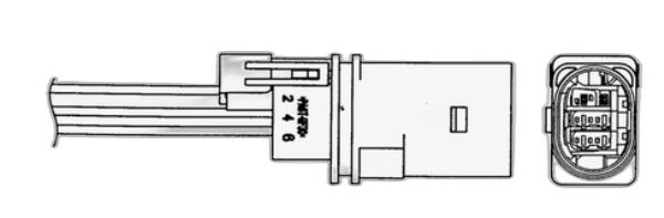 NGK 96636 DCT III 2,3 MJT OKSİJEN SENSÖRÜ LAMBDA SENSÖRÜ