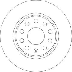 Audi Yedek Parça Q2 Fren Diski Arka TRW DF6952-5Q0615601B