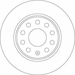 Volkswagen Yedek Parça T-Roc Fren Diski Arka TRW DF6952-5Q0615601B