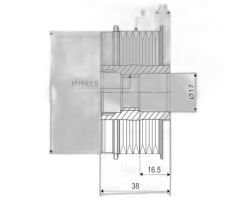VAL 574164 106/206/307/ MEGANE II B.M SİLECEK SÜPÜRGESİ ARKA (350 MM)